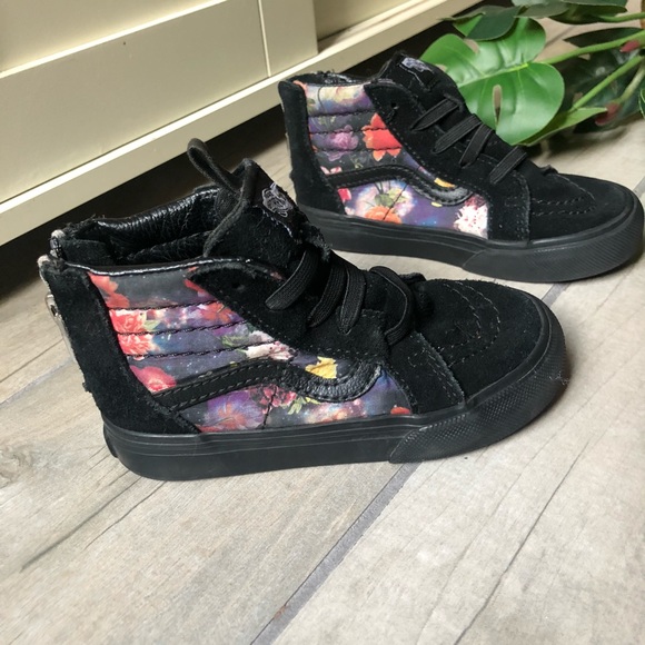 galaxy floral vans